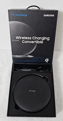 Samsung Wireless Charging Convertible EP-PG950 Fast Qi Ladeständer/Pad schwarz - Bild 1 von 4