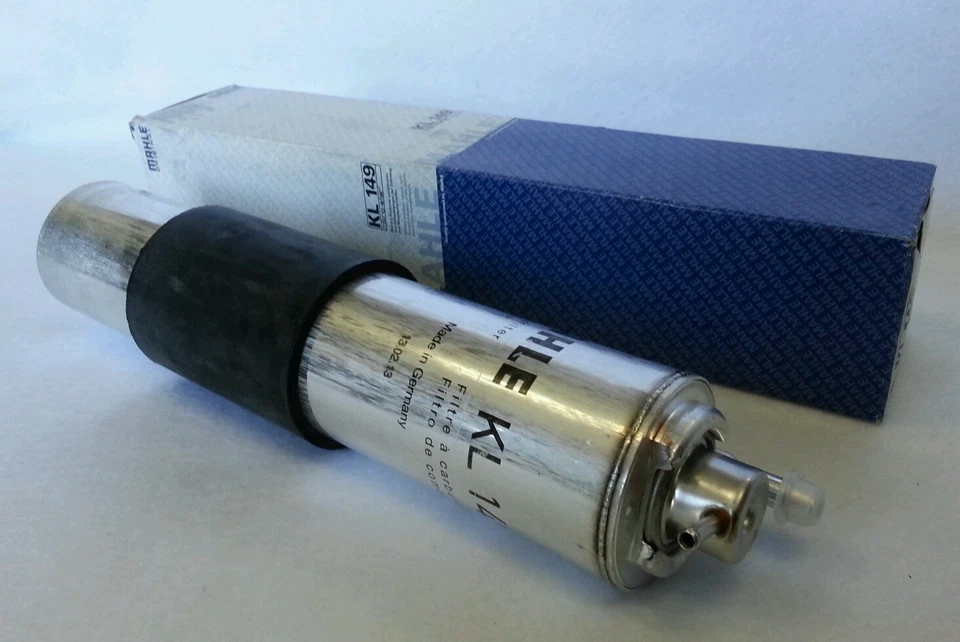 GENUINE MAHLE OEM for BMW 325 33O FUEL FILTER W/ PRESSURE REGULATOR KL149  - Image 1 of 1