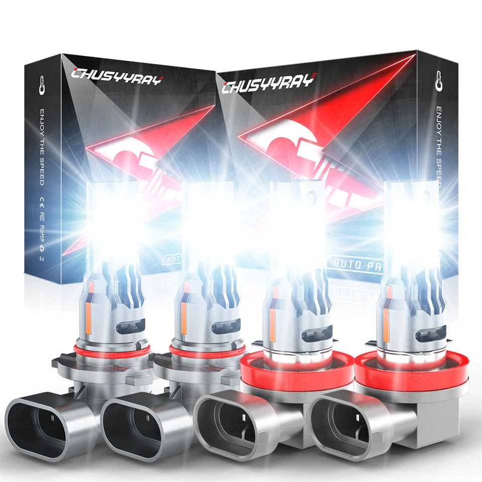 9005+H11 Kit de bombillas LED de haz alto bajo para Mazda CX-3 2016 2017-2019 4x Foto 1 de 4