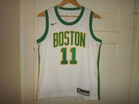 Youth Nike Kyrie Irving Boston Celtics City Edition Swingman Jersey M (10/12) Cover