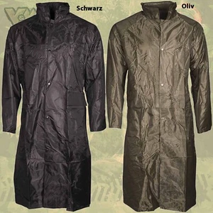 IMPERMEABILE PES/PVC OLIVA NERO OUTDOOR NATO PESCA MILITARE GOTHA ESERCITO NUOVO - Foto 1 di 5