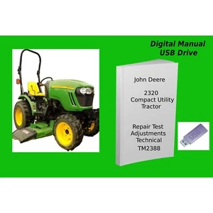 Manual técnico de reparación de tractores utilitarios compactos John Deere 2320 - Imagen 1 de 6