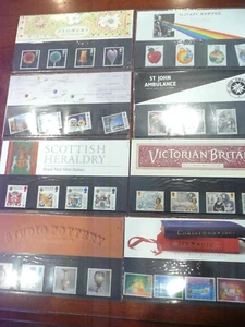 Great Britain 1987 MNH Stamp Presentation Packs Complete Year (8) $8.95 - Picture 1 of 5