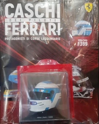 MIKA SALO - (1999) HELMET TUTTI I CASCHI DEI PILOTI FERRARI N.#25 1:5 - Immagine 1 di 4