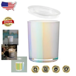 Quality 20-Pack 6 oz Glass Candle Jars with Secure Lids for All Candle Needs - Picture 1 of 8
