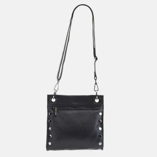 Hammitt Tony Medium Crossbody Bag - Black/Gunmetal