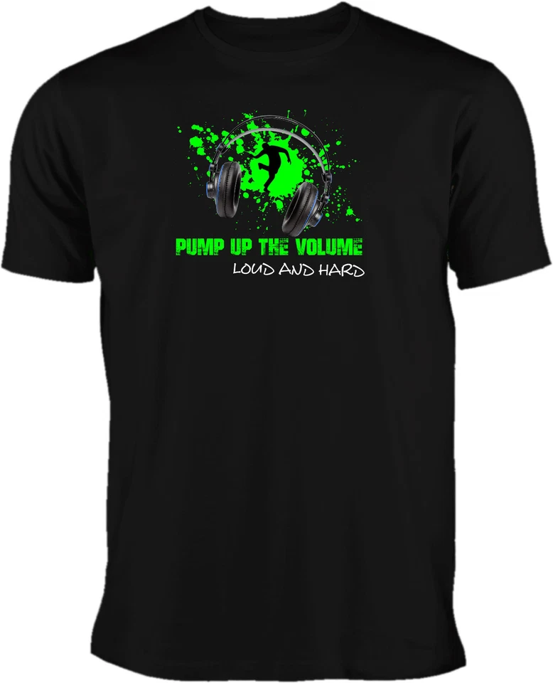 Cuffie DJ T-shirt - cuffie - techno - hardcore - musica - Immagine 1 di 1