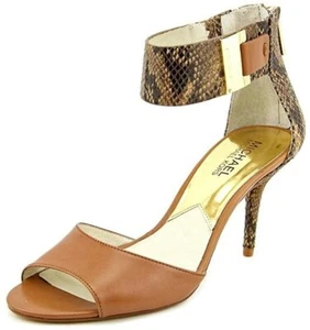 Michael Kors Woman's Guiliana Sand Open Toe Ankle Strap Pump - Picture 1 of 5