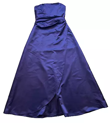 David's свадебное платье без бретелек фиолетовый подружки невесты вечернее платье официальный выпускного 12 - Изображение 1 из 4