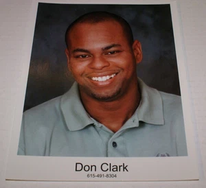 DON CLARK #2 8" X 10" OFFICIAL PROMOTIONAL PICTURE OOP HTF NEW COUNTRY - Picture 1 of 1