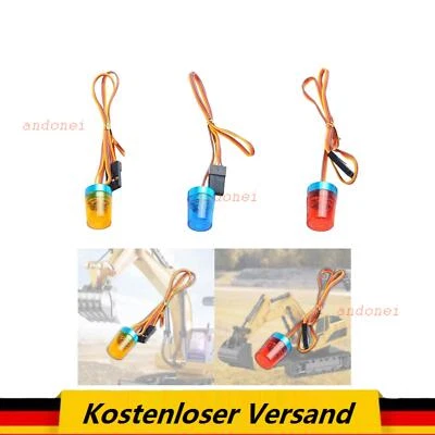 1/3* Auto RC LED Warnleuchte Rundumleuchte Rundumlicht Lampe 5 LED Aluhalterung - Bild 1 von 4