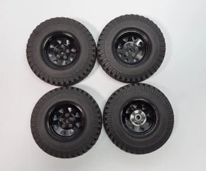 RC4WD 5 Lug Wagon 1.9 Steel Beadlock Wheels w/ Dirt Grabber Tires - Picture 1 of 10