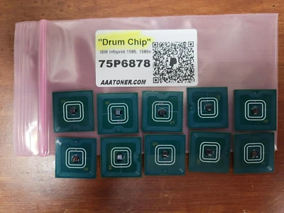 10 x DRUM Chip " 75P6878 " for Ricoh IBM Infoprint 1585 Photoconductor Refill - Image 1 of 3