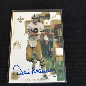 1999 SP Signature Edition Archie Manning Auto Autograph #MG Saints - Picture 1 of 2