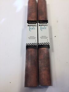 New ListingMarquee Love Paper Roll Lot 2 Rolls 12 x 36 Inches Each Roll Rust Marble
