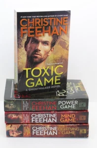 Christine Feehan Lot Of 4 PB Books Ghostwalker Mind Game Power Toxic Lightning - Imagen 1 de 6