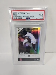 Panini WCCF 2006-07 Pele 1940 Brazil Santos FC 1956-1974 King Of Legends - PSA 9 - Picture 1 of 5