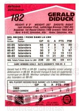 1989-90 O-Pee-Chee Tembec Test #182 Gerald Diduck