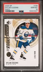 2020 SP #120 Dylan Cozens - Rookie Authentics Gold /999 - Picture 1 of 2