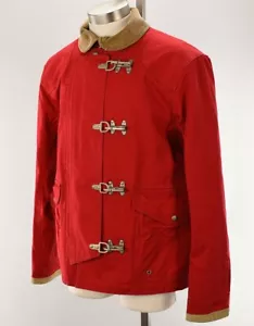 POLO RALPH LAUREN Red Cotton Canvas Lobster Clasp Jacket MEDIUM NWT - Picture 1 of 3