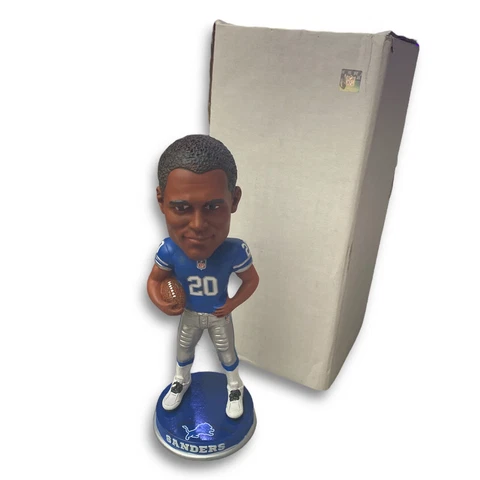 FOREVER Legends of  The Field BARRY SANDERS Bobblehead #20 Detroit Lions Cover