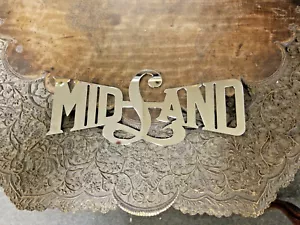 Midland Radiator Script solid brass Midland Motor Co. 1908 - 1913 - Bild 1 von 4