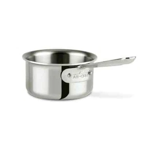 Sartén abierta de 1 qt de acero inoxidable D3 totalmente revestida - Imagen 1 de 1
