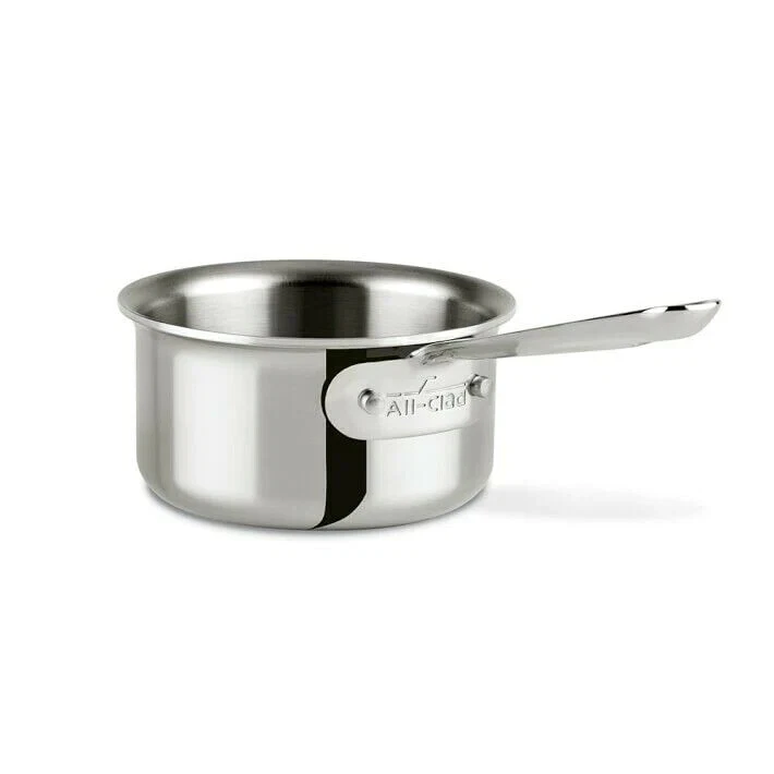 All-clad D3 Stainless Steel 1 qt Open Sauce Pan