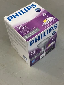 Philips 10W LED Dimmable Indoor Outdoor Flood Light Bulb 850 Cool White PAR30L - Picture 1 of 4