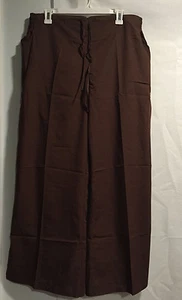 Pantalones REINA Uniforme Dental Médico Enfermera Marrón Elástico Acampanados XXXXL 4XL - Imagen 1 de 9