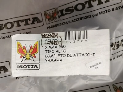 SC2729 PARABREZZA PARAVENTO ISOTTA CON ATTACCHI PER YAMAHA Xmax 250 2009 - Immagine 1 di 2