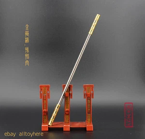 Monkey King golden cudgel chinese sword D3 Monk weapon Metal spear 23CM 金箍棒 - Picture 1 of 3