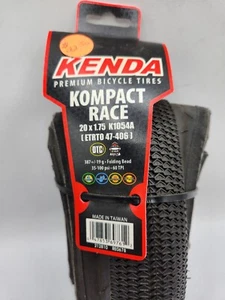 Pneumatico Bici Kenda Kompact Race 20" x 1,75 K1054A - Qualità Premium, Veloce e Durevole - Foto 1 di 5