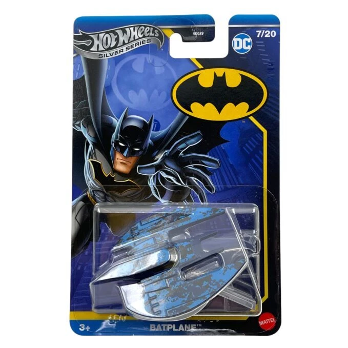Modellino Auto Hotwheels 1/64 Batman Batplane - Immagine 1 di 1