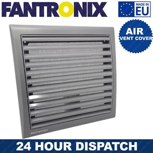 Grey Air Vent Cover Large 193x188mm Outer Size Ideal for Covering 150mm - Picture 1 of 2