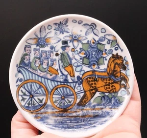 Vintage 3er Set Mini Keramik Teller Kurt Hammer Design 3,5" - Bild 1 von 18