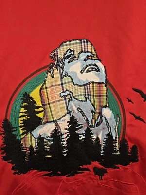 LRG Lifted Research Group Men's XL Track Jacket Red Y2K Retro Hip Hop No Zipper - Image 1 of 4