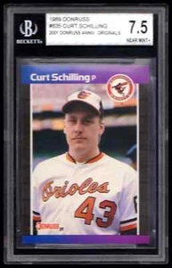 $11 GRADED ROOKIE / CURT SCHILLING / 1989 Donruss #635 / BGS 7.5 / FREE SHIPPING - Picture 1 of 1