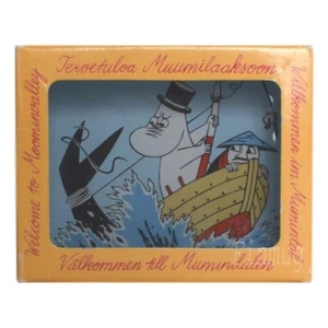 Mumin Glaskarte Mumin Pappa Angeln Iittala Arabien Finnland 2002 BRANDNEU - Bild 1 von 2