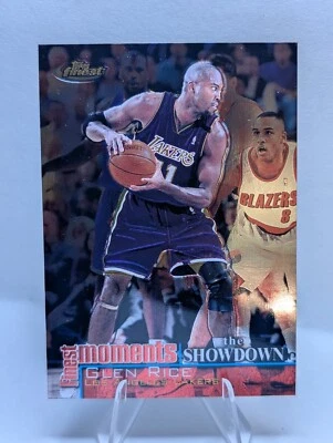 1999-00 Topps Finest Moments The Showdown Glen Rice #FM-GR LA Lakers - Image 1 of 2