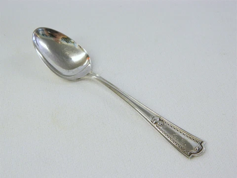 Antique Wallace Pattern 76 Sterling 5 1/2" Spoon LC Monogram! Cover