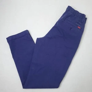 Levi's XX Chino Ez Taper Purpish Blue Size XS Men's Khaki Drawstrings Pants - Picture 1 of 13