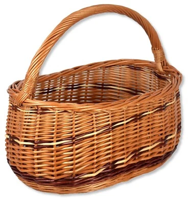Einkaufskorb Stark&Groß Stabil !!  44cm Autokorb Korb Weide Weidenkorb WIKLER - Bild 1 von 4