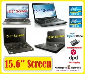 CHEAP 15.6" FAST DUAL CORE i3 i5 LAPTOP WIN10 4GB 8GB RAM HDD SSD WARRANTY 15.4"