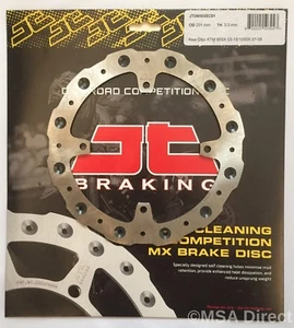 KTM 105 SX (2007 a 2008) frenos JT autolimpieza 201 mm disco de freno trasero ondulado - Imagen 1 de 1