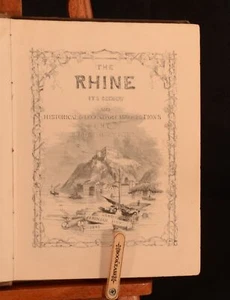 1845 The Rhine its Scenery Fred Knight Hunt Illustrated First Edition - Imagen 1 de 7