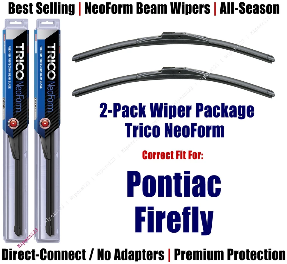 Limpiaparabrisas NeoForm súper premium de 2 unidades apto para Pontiac Firefly 16160x2 1985-1988 Foto 1 de 1