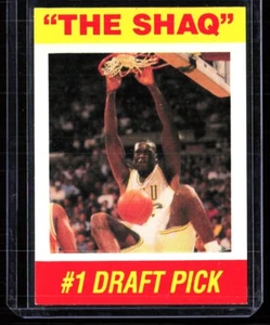 1992 Sports Stars Shaquille O'Neal Promo Card The Shaq #1 Draft Pick  - Picture 1 of 2