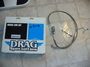 New Drag Specialties 1741-1788 Brake Line Kit SS REAR 07 FLSTC,N - Bild 1 von 7
