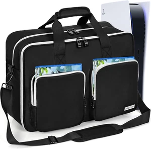 Full Padded Carrying Travel Bag Compatible with PS5/PS5 Pro Console Playstation - Picture 1 of 12